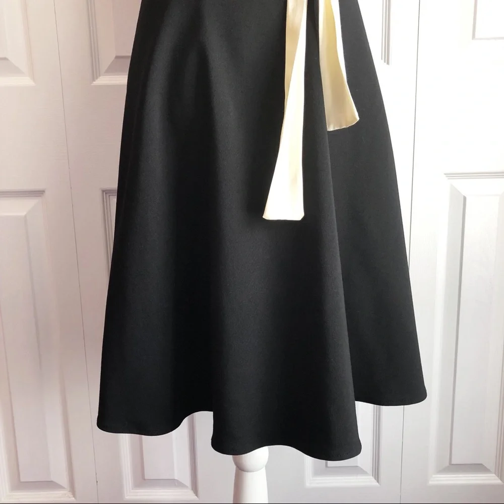 Vintage Ruby Rox Juniors' Black & Ivory Strapless Dress